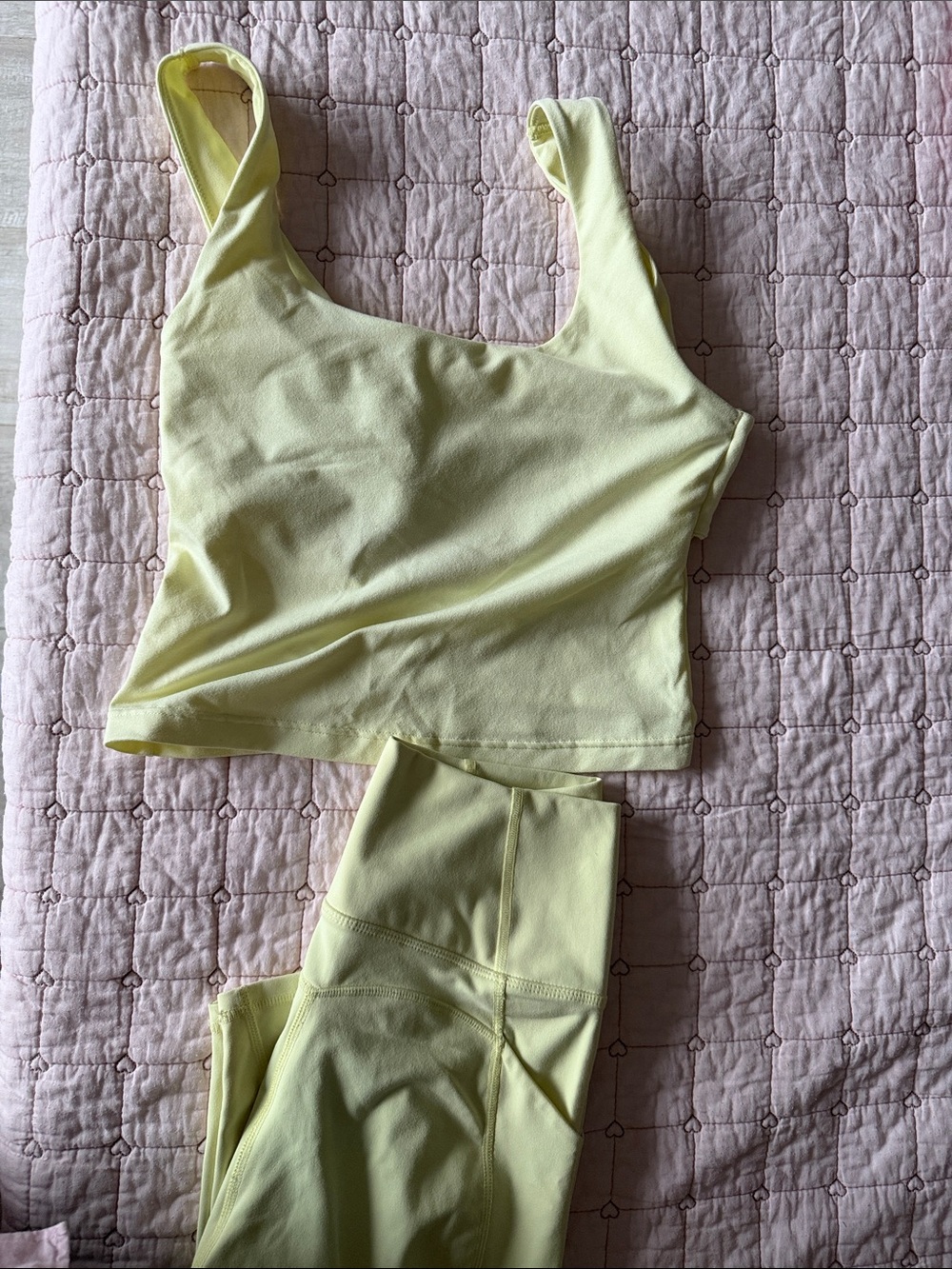 Women’s Yellow Tank Bralette Top by